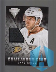 2013-14 Panini Titanium Game-Worn Gear Saku Koivu #GG-SK